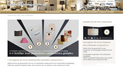 Desktop Screenshot of lampenschirme-online.de