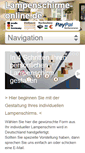 Mobile Screenshot of lampenschirme-online.de